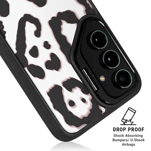 B&W Leopard Galaxy S25 Kickstand Case